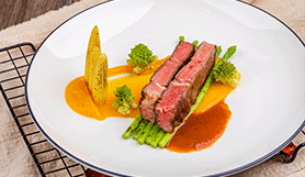 西餐料理培訓(xùn)學(xué)校作品芥末羊排 